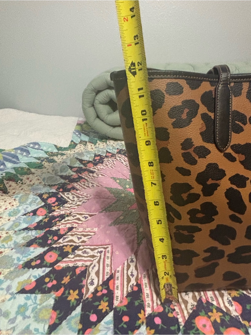Coach Leopard City Tote CC760 - Picture 9 of 12